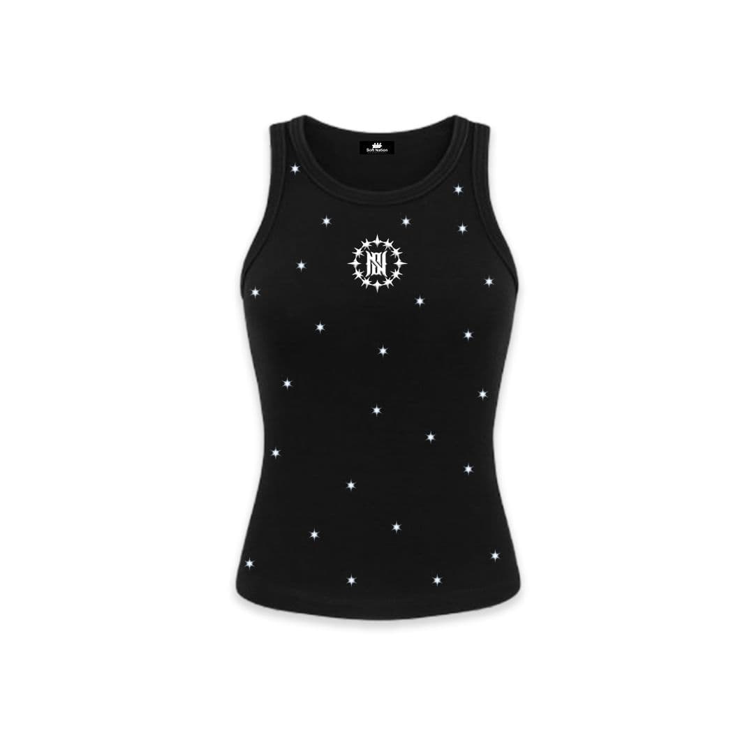 Softnations Black Star Tank Top